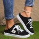 Women's Simple Canvas Shoes, Casual Lace Up Mule Sneakers, Lightweight & Comfortable Shoes Women's Simple Canvas Shoes, Casual Lace Up Mule Sneakers, Lightweight & Comfortable Shoes