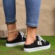 Women's Simple Canvas Shoes, Casual Lace Up Mule Sneakers, Lightweight & Comfortable Shoes Women's Simple Canvas Shoes, Casual Lace Up Mule Sneakers, Lightweight & Comfortable Shoes
