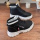 Women's Colorblock Casual Sneakers, High-top Round Toe Round Toe Thick Sole Non-slip Shoes, Versatile Comfy Shoes Women's Colorblock Casual Sneakers, High-top Round Toe Round Toe Thick Sole Non-slip Shoes, Versatile Comfy Shoes