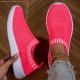 Women's Breathable Knit Sneakers, Casual Lace Up Outdoor Shoes, Lightweight Mesh Low Top Shoes Women's Breathable Knit Sneakers, Casual Lace Up Outdoor Shoes, Lightweight Mesh Low Top Shoes
