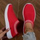 Women's Breathable Knit Sneakers, Casual Lace Up Outdoor Shoes, Lightweight Mesh Low Top Shoes Women's Breathable Knit Sneakers, Casual Lace Up Outdoor Shoes, Lightweight Mesh Low Top Shoes
