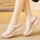 Women's Trendy Flat Sneakers, Casual Lace Up Outdoor Shoes, Comfortable Buckle Strap Detailed Shoes Women's Trendy Flat Sneakers, Casual Lace Up Outdoor Shoes, Comfortable Buckle Strap Detailed Shoes