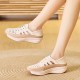Women's Trendy Flat Sneakers, Casual Lace Up Outdoor Shoes, Comfortable Buckle Strap Detailed Shoes Women's Trendy Flat Sneakers, Casual Lace Up Outdoor Shoes, Comfortable Buckle Strap Detailed Shoes