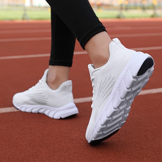 Women's Lightweight Mesh Sneakers, Low Top Lace Up Comfy Cozy Round Toe Casual Walking Shoes, Women's Sport Shoes Women's Lightweight Mesh Sneakers, Low Top Lace Up Comfy Cozy Round Toe Casual Walking Shoes, Women's Sport Shoes