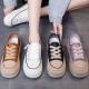 Women's Platform Skate Shoes, Minimalist Low Top Lace Up Sneakers, Casual All-Match Trainers Women's Platform Skate Shoes, Minimalist Low Top Lace Up Sneakers, Casual All-Match Trainers