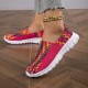 Women's Braided Flat Shoes, Breathable Soft Sole Slip On Shoes, Casual Lightweight Walking Shoes Women's Braided Flat Shoes, Breathable Soft Sole Slip On Shoes, Casual Lightweight Walking Shoes