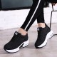 Women's Lightweight Mesh Sneakers, Platform Low Top Lace Up Height Increased Casual Shoes, Women's Sport Footwear Women's Lightweight Mesh Sneakers, Platform Low Top Lace Up Height Increased Casual Shoes, Women's Sport Footwear