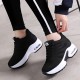 Women's Lightweight Mesh Sneakers, Platform Low Top Lace Up Height Increased Casual Shoes, Women's Sport Footwear Women's Lightweight Mesh Sneakers, Platform Low Top Lace Up Height Increased Casual Shoes, Women's Sport Footwear