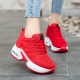 Women's Lightweight Mesh Sneakers, Platform Low Top Lace Up Height Increased Casual Shoes, Women's Sport Footwear Women's Lightweight Mesh Sneakers, Platform Low Top Lace Up Height Increased Casual Shoes, Women's Sport Footwear
