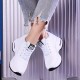 Women's Lightweight Mesh Sneakers, Platform Low Top Lace Up Height Increased Casual Shoes, Women's Sport Footwear Women's Lightweight Mesh Sneakers, Platform Low Top Lace Up Height Increased Casual Shoes, Women's Sport Footwear