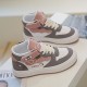Women's Cartoon Panda & Letter Print Sneakers, Lace Up Soft Sole Platform Skate Shoes, High-top Non-slip Walking Shoes Women's Cartoon Panda & Letter Print Sneakers, Lace Up Soft Sole Platform Skate Shoes, High-top Non-slip Walking Shoes