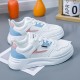 Women's Colorblock Platform Sneakers, Lace Up Lightweight Casual Sporty Skate Shoes, Versatile Comfy Low-top Trainers Women's Colorblock Platform Sneakers, Lace Up Lightweight Casual Sporty Skate Shoes, Versatile Comfy Low-top Trainers
