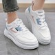 Women's Colorblock Platform Sneakers, Lace Up Lightweight Casual Sporty Skate Shoes, Versatile Comfy Low-top Trainers Women's Colorblock Platform Sneakers, Lace Up Lightweight Casual Sporty Skate Shoes, Versatile Comfy Low-top Trainers