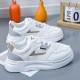 Women's Colorblock Platform Sneakers, Lace Up Lightweight Casual Sporty Skate Shoes, Versatile Comfy Low-top Trainers Women's Colorblock Platform Sneakers, Lace Up Lightweight Casual Sporty Skate Shoes, Versatile Comfy Low-top Trainers