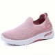 Women's Knitted Sock Sneakers, Comfy Low Top Slip On Walking Shoes, Outdoor Jogging Sports Shoes Women's Knitted Sock Sneakers, Comfy Low Top Slip On Walking Shoes, Outdoor Jogging Sports Shoes