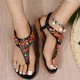 Women's Beaded Decor Flip Flops, Open Round Toe Elastic Ankle Strap Sandals, Women's Comfy Shoes Women's Beaded Decor Flip Flops, Open Round Toe Elastic Ankle Strap Sandals, Women's Comfy Shoes