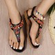 Women's Beaded Decor Flip Flops, Open Round Toe Elastic Ankle Strap Sandals, Women's Comfy Shoes Women's Beaded Decor Flip Flops, Open Round Toe Elastic Ankle Strap Sandals, Women's Comfy Shoes