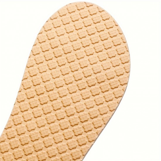 Women's Plaid Pattern Flip Flops, Casual Clip Toe Flat Summer Shoes, Lightweight Beach Shoes Women's Plaid Pattern Flip Flops, Casual Clip Toe Flat Summer Shoes, Lightweight Beach Shoes