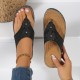 Women's Flower Decor Wedge Sandals, Casual Clip Toe Platform Shoes, Comfortable Summer Sandals Women's Flower Decor Wedge Sandals, Casual Clip Toe Platform Shoes, Comfortable Summer Sandals