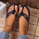 Women's Floral Pattern Flip Flops, Slip On Comfy Platform Soft Sole Slides, Vacation Summer Beach Slides Women's Floral Pattern Flip Flops, Slip On Comfy Platform Soft Sole Slides, Vacation Summer Beach Slides