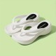 Women's Solid Color Wedge Heeled Flip Flops, Casual Clip Toe Platform Shoes, Women's Art Support Shoes Women's Solid Color Wedge Heeled Flip Flops, Casual Clip Toe Platform Shoes, Women's Art Support Shoes