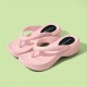 Women's Solid Color Wedge Heeled Flip Flops, Casual Clip Toe Platform Shoes, Women's Art Support Shoes Women's Solid Color Wedge Heeled Flip Flops, Casual Clip Toe Platform Shoes, Women's Art Support Shoes