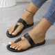 Women's Buckle Clip Toe Slides, Fashion Summer Outdoor Flat Shoes, All-Match Beach Flip Flops Women's Buckle Clip Toe Slides, Fashion Summer Outdoor Flat Shoes, All-Match Beach Flip Flops