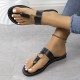 Women's Buckle Clip Toe Slides, Fashion Summer Outdoor Flat Shoes, All-Match Beach Flip Flops Women's Buckle Clip Toe Slides, Fashion Summer Outdoor Flat Shoes, All-Match Beach Flip Flops