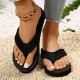 Women's Flat Flip Flops, Lightweight EVA Beach Slide Sandals, Casual Summer Slide Shoes Women's Flat Flip Flops, Lightweight EVA Beach Slide Sandals, Casual Summer Slide Shoes