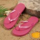 Women's Solid Color Flip Flops, Slip On Minimalist Lightweight Flat Casual Slides, Vacation Summer Beach Comfy Shoes Women's Solid Color Flip Flops, Slip On Minimalist Lightweight Flat Casual Slides, Vacation Summer Beach Comfy Shoes