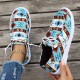 Women's Geometric Pattern Canvas Shoes, Casual Lace Up Outdoor Shoes, Lightweight Low Top Sneakers Women's Geometric Pattern Canvas Shoes, Casual Lace Up Outdoor Shoes, Lightweight Low Top Sneakers