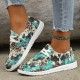 Women's Leopard Pattern Flat Loafers, Slip On Low-top Round Toe Lightweight Canvas Shoes, Casual Outdoor Shoes Women's Leopard Pattern Flat Loafers, Slip On Low-top Round Toe Lightweight Canvas Shoes, Casual Outdoor Shoes