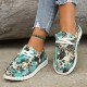 Women's Leopard Pattern Flat Loafers, Slip On Low-top Round Toe Lightweight Canvas Shoes, Casual Outdoor Shoes Women's Leopard Pattern Flat Loafers, Slip On Low-top Round Toe Lightweight Canvas Shoes, Casual Outdoor Shoes