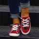 Women's Plaid Pattern Sneakers, Low Top Lace Up Flat Canvas Shoes, Casual & Comfortable Walking Shoes Women's Plaid Pattern Sneakers, Low Top Lace Up Flat Canvas Shoes, Casual & Comfortable Walking Shoes