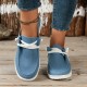 Women's Low Top Canvas Shoes, Round Toe Slip On Flat Loafers, Casual Walking Shoes Women's Low Top Canvas Shoes, Round Toe Slip On Flat Loafers, Casual Walking Shoes