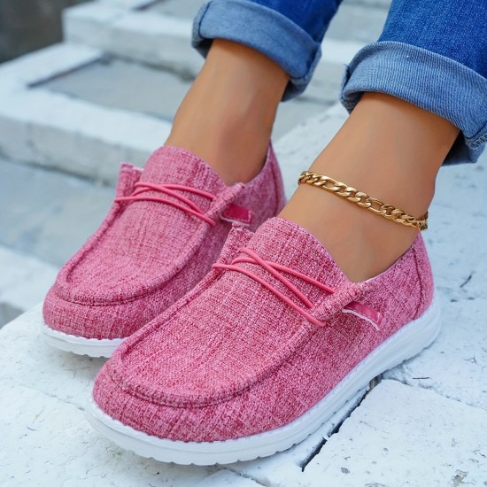 Women's Casual Canvas Shoes, Lightweight Lace Up Outdoor Shoes, Women's Comfortable Low Top Shoes Women's Casual Canvas Shoes, Lightweight Lace Up Outdoor Shoes, Women's Comfortable Low Top Shoes