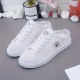 Women's Solid Color Canvas Shoes, Slip On Lace Up Round Toe Non-slip Half Drag Casual Slides Shoes, Comfy Outdoor Shoes Women's Solid Color Canvas Shoes, Slip On Lace Up Round Toe Non-slip Half Drag Casual Slides Shoes, Comfy Outdoor Shoes