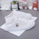 Women's Solid Color Canvas Shoes, Slip On Lace Up Round Toe Non-slip Half Drag Casual Slides Shoes, Comfy Outdoor Shoes Women's Solid Color Canvas Shoes, Slip On Lace Up Round Toe Non-slip Half Drag Casual Slides Shoes, Comfy Outdoor Shoes