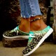 Women's Leopard Print Canvas Shoes, Fashion Round Toe Low Top Slip On Loafers, Casual Flat Sneakers Women's Leopard Print Canvas Shoes, Fashion Round Toe Low Top Slip On Loafers, Casual Flat Sneakers