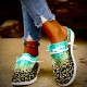 Women's Leopard Print Canvas Shoes, Fashion Round Toe Low Top Slip On Loafers, Casual Flat Sneakers Women's Leopard Print Canvas Shoes, Fashion Round Toe Low Top Slip On Loafers, Casual Flat Sneakers