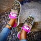 Women's Leopard Print Canvas Shoes, Fashion Round Toe Low Top Slip On Loafers, Casual Flat Sneakers Women's Leopard Print Canvas Shoes, Fashion Round Toe Low Top Slip On Loafers, Casual Flat Sneakers