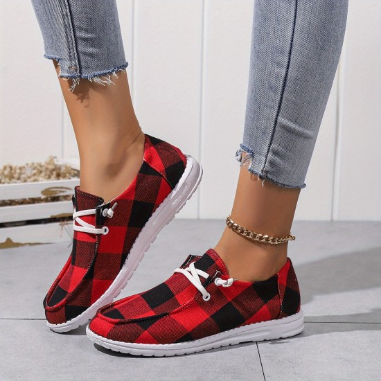 Women's Solid Color Canvas Shoes, Slip On Low-top Round Toe Flat Non-slip Lightweight Shoes, Versatile Comfy Shoes Women's Solid Color Canvas Shoes, Slip On Low-top Round Toe Flat Non-slip Lightweight Shoes, Versatile Comfy Shoes