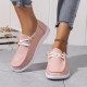 Women's Solid Color Canvas Shoes, Slip On Low-top Round Toe Flat Non-slip Lightweight Shoes, Versatile Comfy Shoes Women's Solid Color Canvas Shoes, Slip On Low-top Round Toe Flat Non-slip Lightweight Shoes, Versatile Comfy Shoes