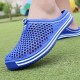 Women's Solid Color Flatform Clogs, Slip On Round Toe Hollow Out Non-slip Outdoor Slides Shoes, Summer Casual Shoes Women's Solid Color Flatform Clogs, Slip On Round Toe Hollow Out Non-slip Outdoor Slides Shoes, Summer Casual Shoes