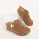 Women's Casual Wedge Mules, Closed Toe Slip On Outdoor Slide Sandals, Breathable Summer Slide Shoes Women's Casual Wedge Mules, Closed Toe Slip On Outdoor Slide Sandals, Breathable Summer Slide Shoes